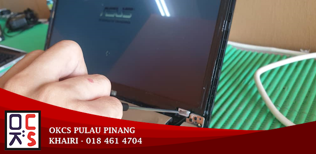 SOLVED: KEDAI REPAIR LAPTOP SIMPANG AMPAT | ASUS X541U SCREEN CRACK