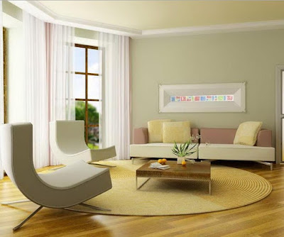 warna cat dinding ruang tamu modern terbaru