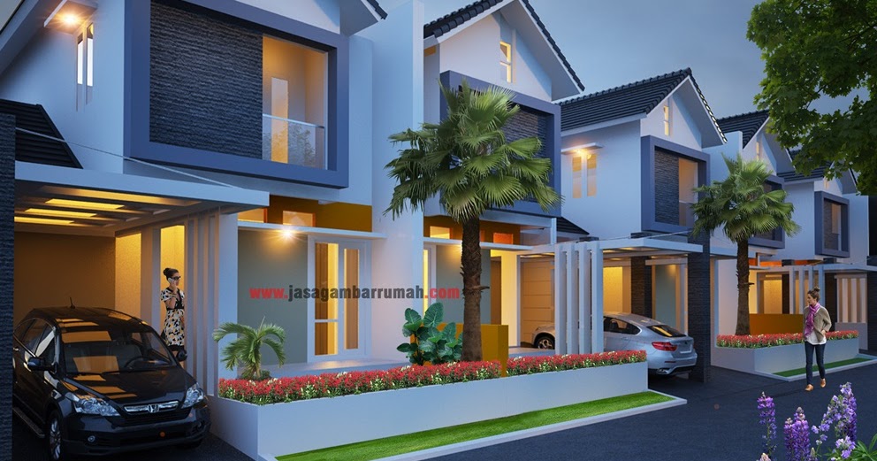 Desain Rumah  Minimalis 2  Lantai  Yang Modern  Jurnal 