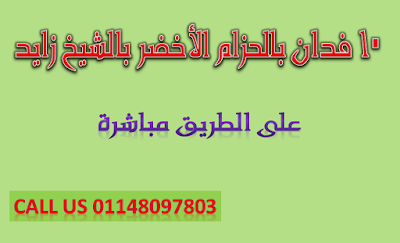 استثمارك الناجح بمنطقة الحزام الأخضر بمدينة الشيخ زايد