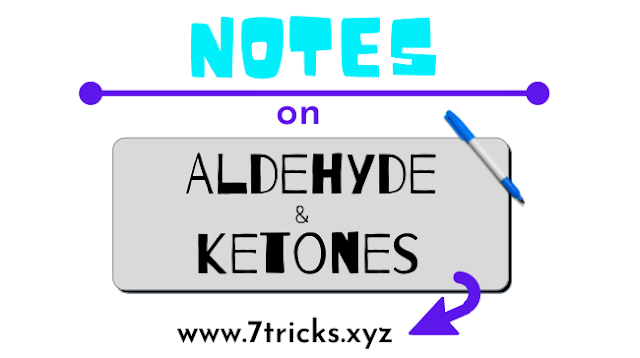 Aldehydes ketones notes pdf