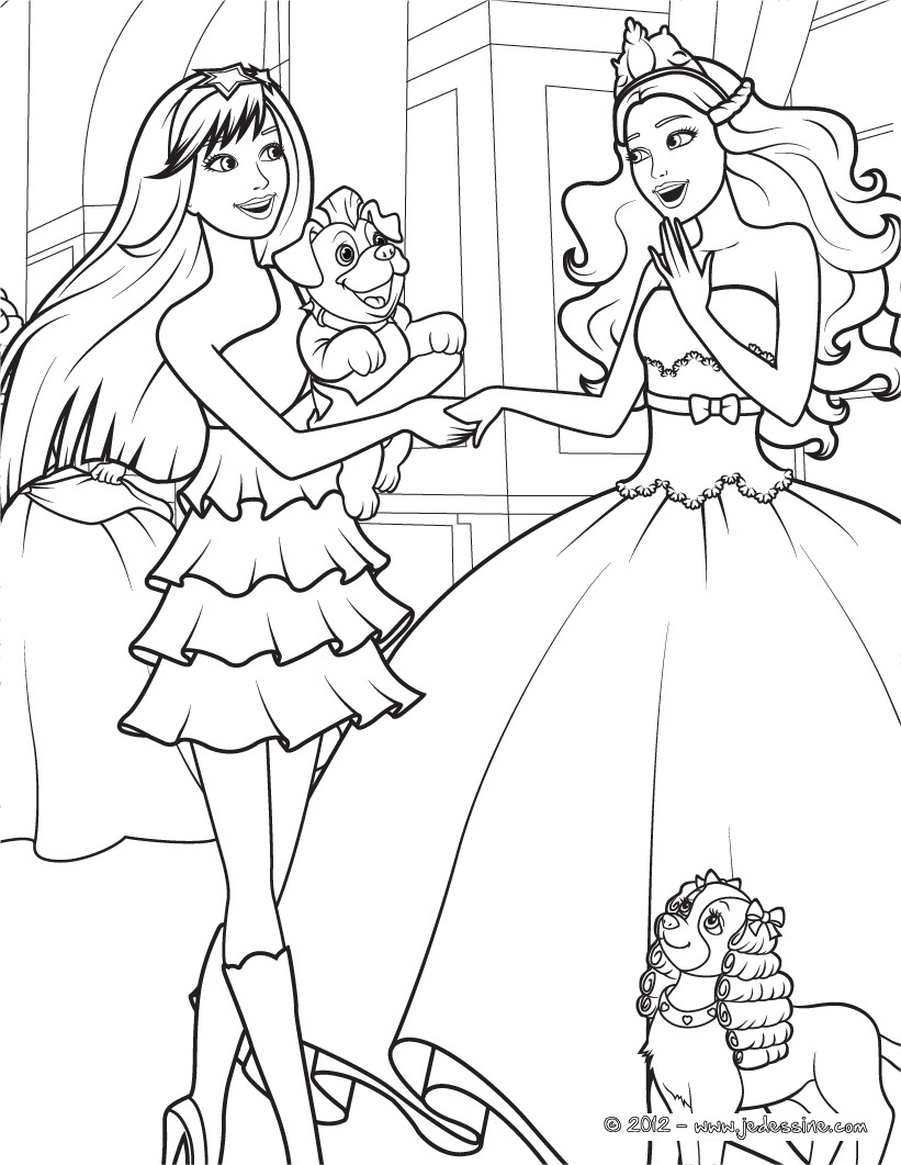 Download Imágenes para colorear de Barbie, Escuela de Princesas ...