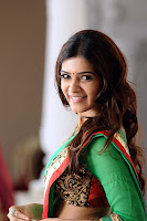 Samantha, In, Green, Half, Saree