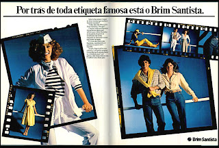 propaganda Brim Santista - 1979. moda anos 70; propaganda anos 70; história da década de 70; reclames anos 70; brazil in the 70s; Oswaldo Hernandez 