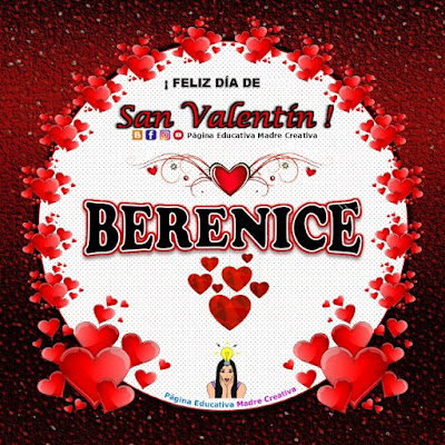 Feliz Día de San Valentín - Nombre Berenice