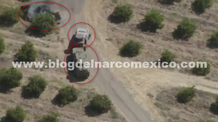 Video: Así ingreso el convoy de monstruos blindados del CJNG a Tepalcatepec Michoacán en busca de "El Abuelo"