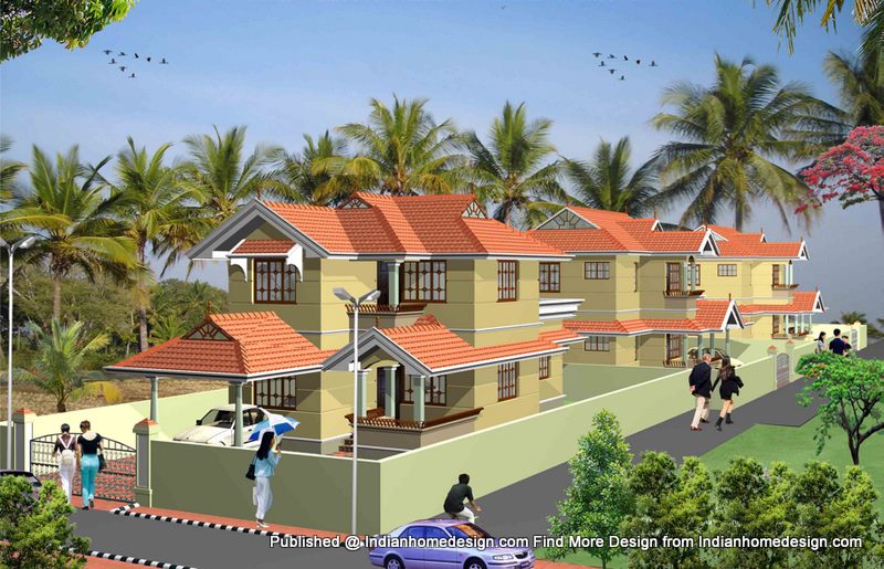 two bedroom house plans in kerala. kerala Style house 3D plans