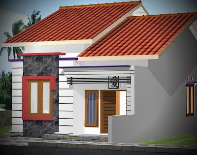 DESAIN RUMAH MINIMALIS UKURAN 6 X 12M