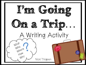 http://www.teacherspayteachers.com/Product/Im-Going-on-a-Trip-A-Writing-Activity-761287