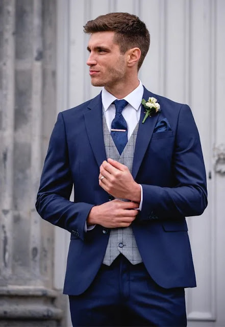 navy suit