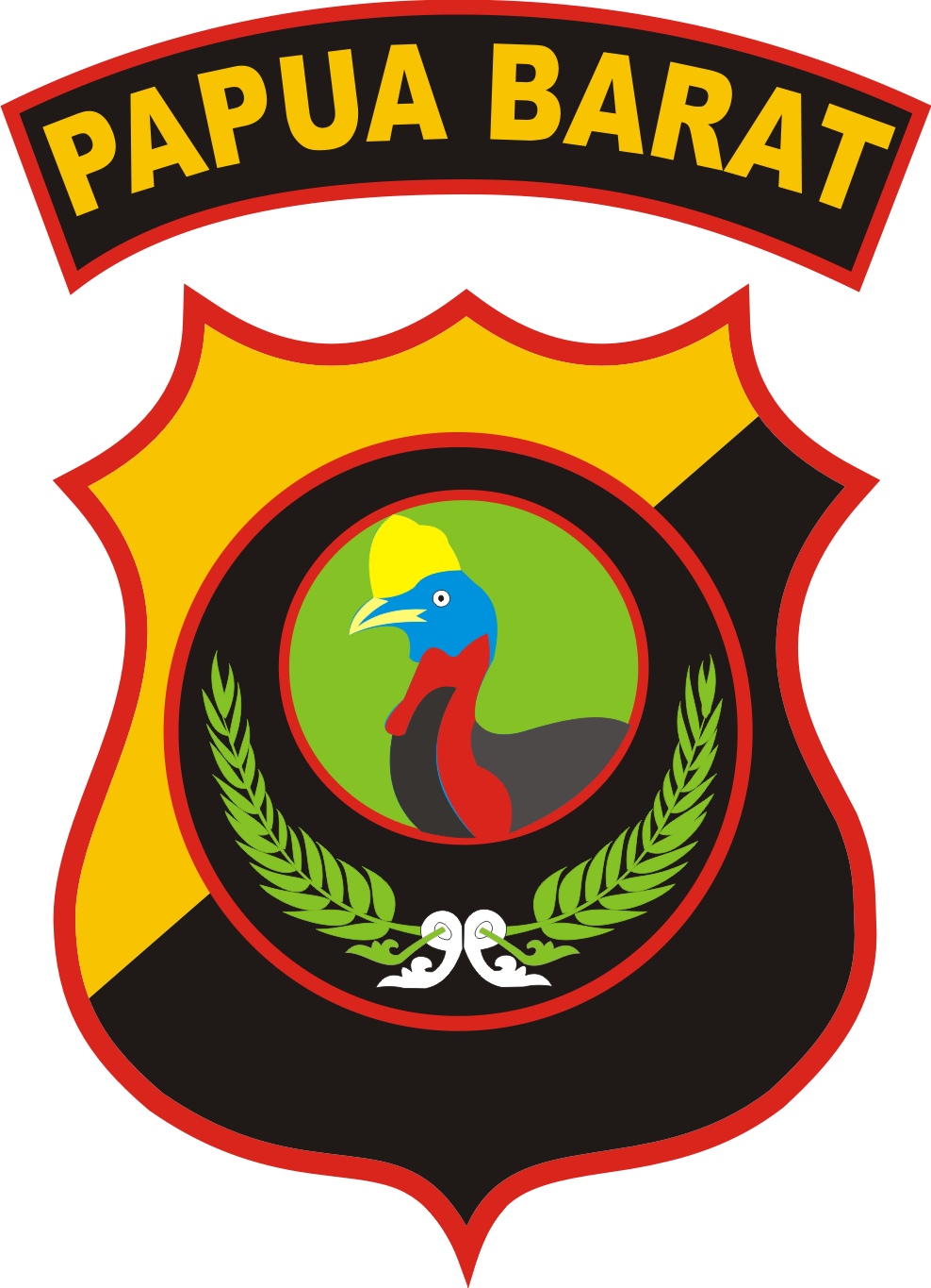 Logo Polda Papua  Barat Kumpulan Logo Indonesia