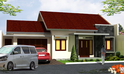 Desain rumah sederhana 1 lantai