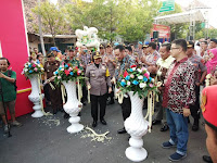 Danramil Tegal Barat hadiri Pembukaan Pesta Rakyat Wisata Kuliner Kota Tegal dalam rangka HUT Bhayangkara