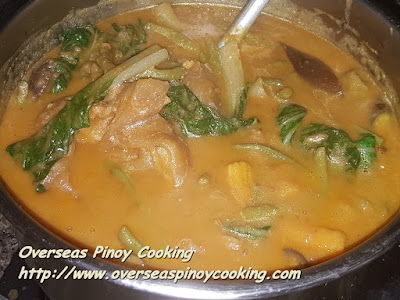 Kasoy Kare Kare, Pork Hocks - Cooking Procedure