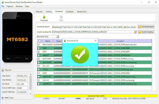 Cara Flash Lenovo A850 Tutorial Disertai Gambar 