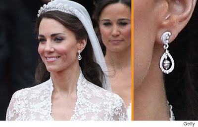 Kate Middleton Wedding Earring