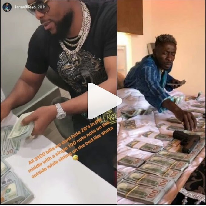 We Don't Use Fake Money Like Shatta, Nigerian Singer Williexo Mocks Shatta Wale