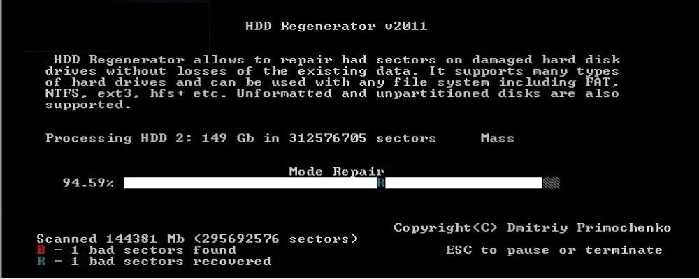 HDD Regenerator