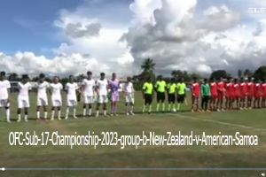 Nova Zelândia 11x0 Samoa Americana - Eliminatórias OFC Sub17 - 14/01/23