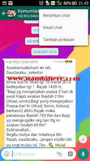 Cara Mengatasi WhatsApp Lemot Akibat Kode dengan menghapus semua chat grup