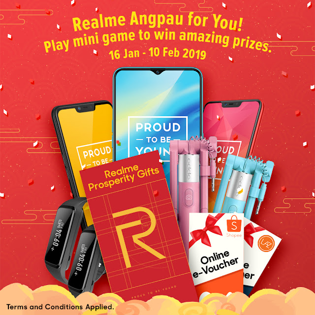 Slash “Angpaus” To Win Realme Chinese New Year Prosperity Prizes