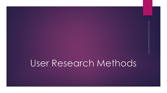 User Research Methods