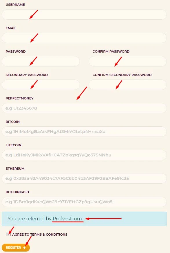 Регистрация в 4Coins 2