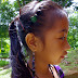 Micronesian Girl~ Cute Rope-Braided Headband and Ponytail