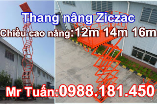 Thang nâng người - Xe nâng người 12m 14m 16m