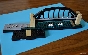 lego architecture sydney - sydney harbour bridge