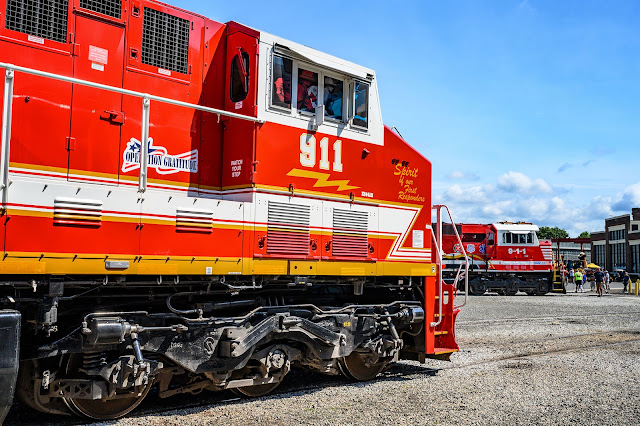 Heritage locomotives at Spencer