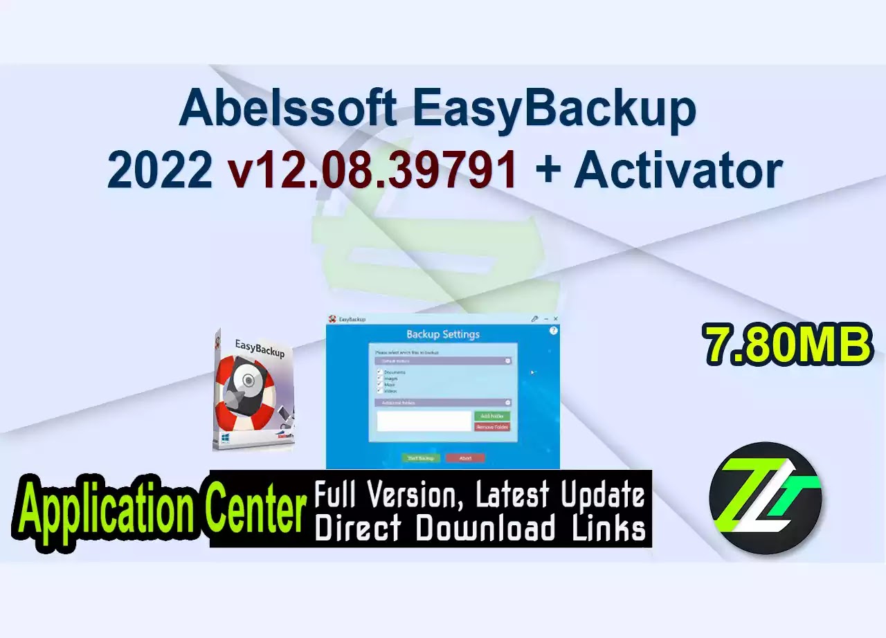 Abelssoft EasyBackup 2022 v12.08.39791 + Activator