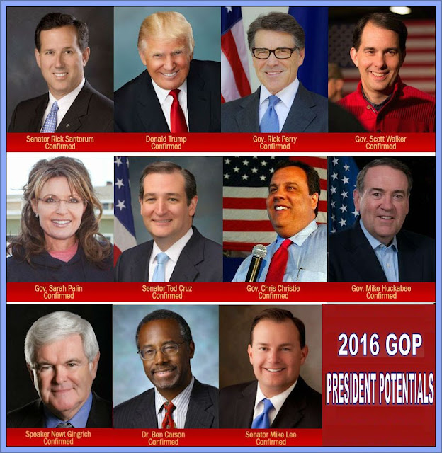 Just Some of The Republican Party Hopefuls 2016 ....