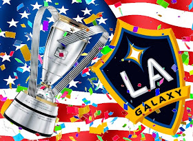 Los Angeles Galaxy team wins the Major League Soccer