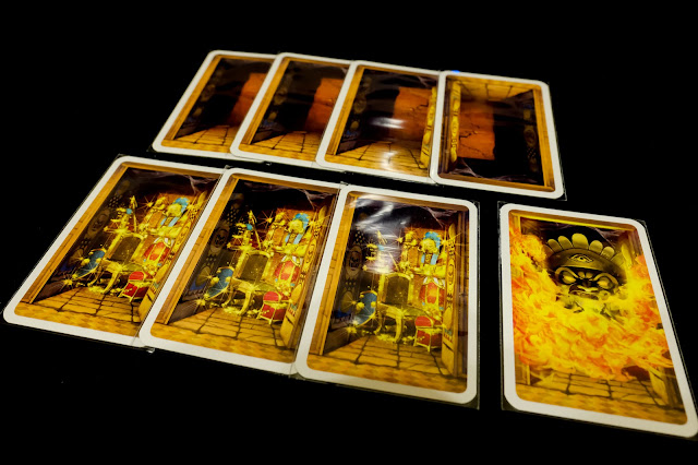 Tempel des Schreckens card game 恐怖的古代寺院 驚爆倫敦 桌遊 空房間 火焰陷阱 寶箱房間