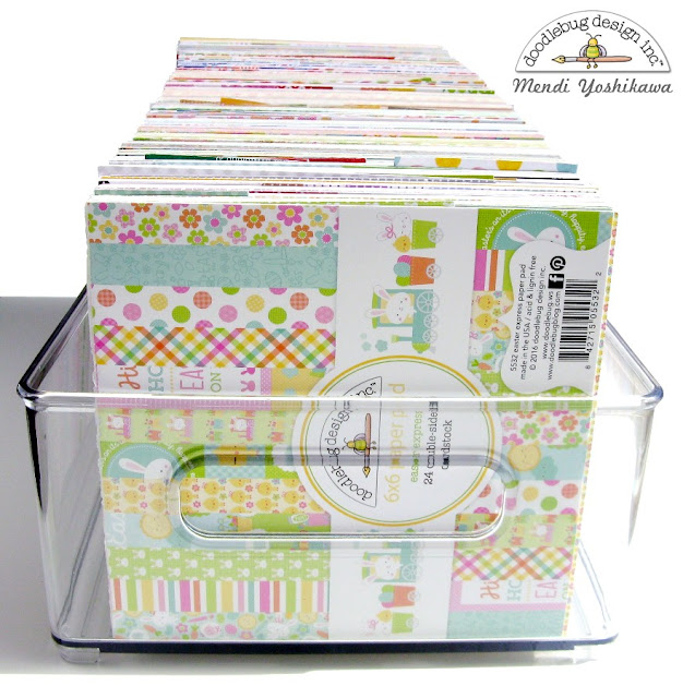 Ways to Organize Your Doodlebug 6x6 Paper Pads by Mendi Yoshikawa