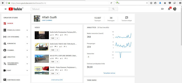 Menambah layar akhir video youtube kita - Alfath Syaffi Channel