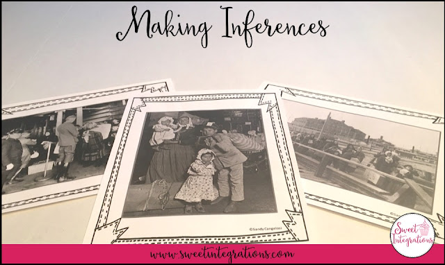 Learn reading strategies for making inferences through mentor text. I've provided free lessons for the book The Memory Coat.