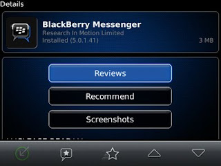   Blackberry Messenger 5.0.1.41
