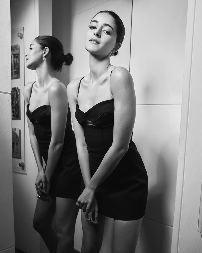 Gossips: In black and white, Ananya Pandey oozes elegance