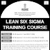 Lean Six Sigma Training Course