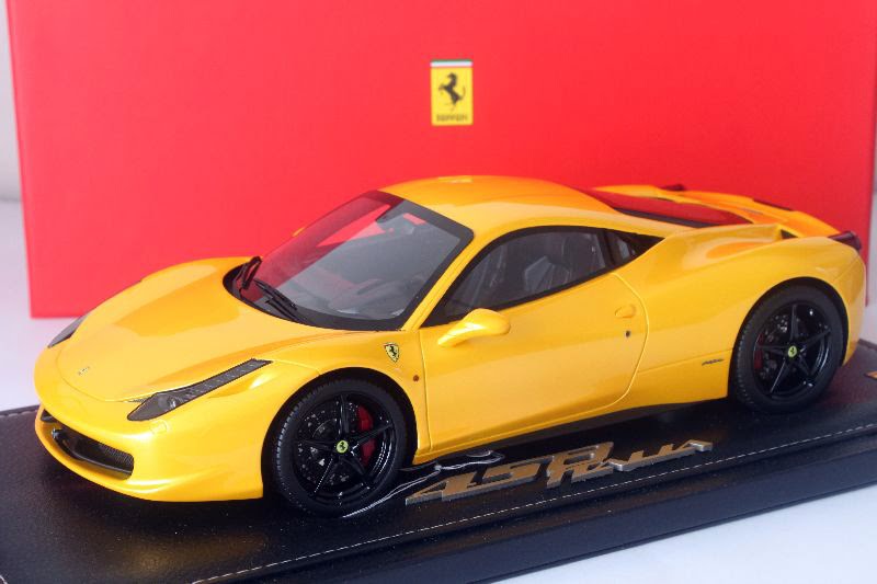 BBR 1 18 Ferrari 458 Italia Giallo Tristato Yellow ltd 30pcs 