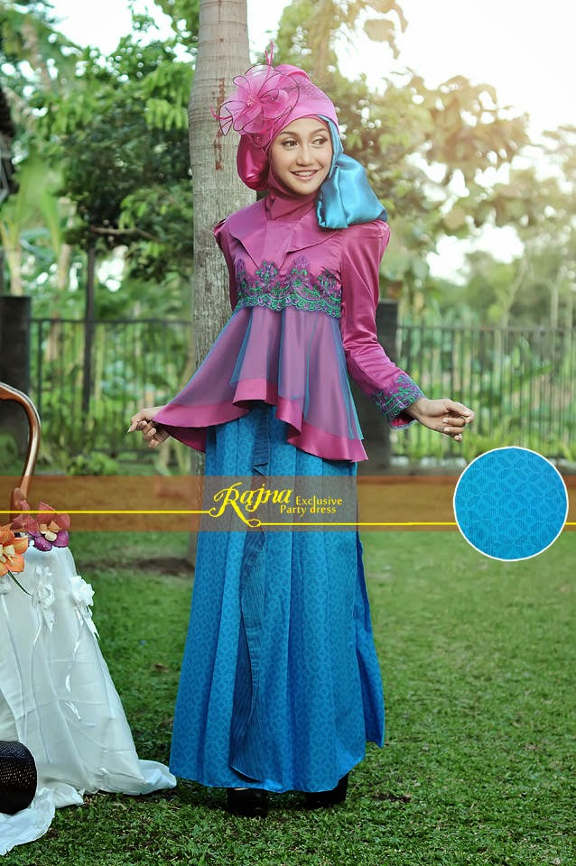 20 Contoh Model Baju Pesta Muslim Modern Remaja Terbaik 