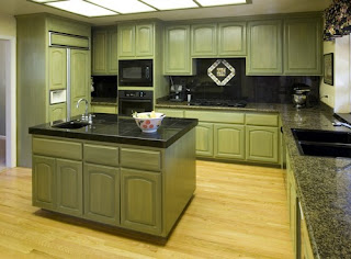 Modern Decoration Green Kitchens Design