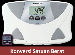 Konversi Satuan Berat beserta contoh soalnya