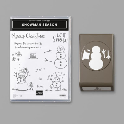 Craft with Beth: Stampin' Up! Snowmand Season Snowman Builder Punch Catalog Photo