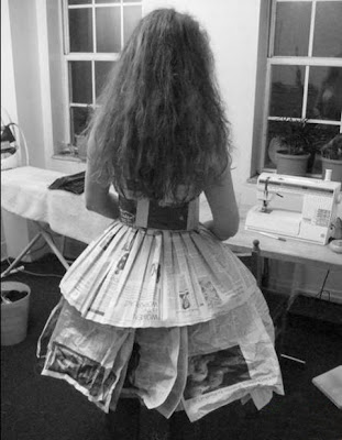 newspaper dress