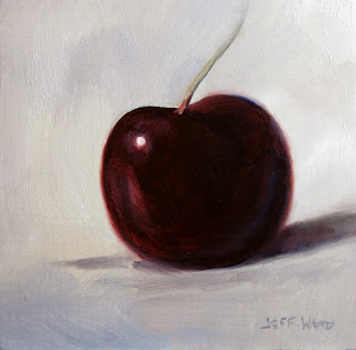 Cherry Oil Painting by Jeff Ward