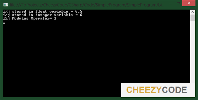 cheezycode-csharp-modulus-operator