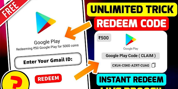 Gamer Point - Google play redeem code earning app